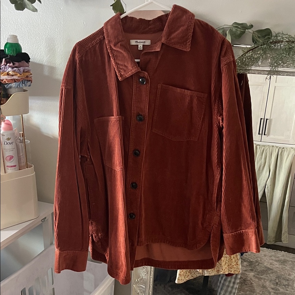 Madewell Copper Corduroy Shirt